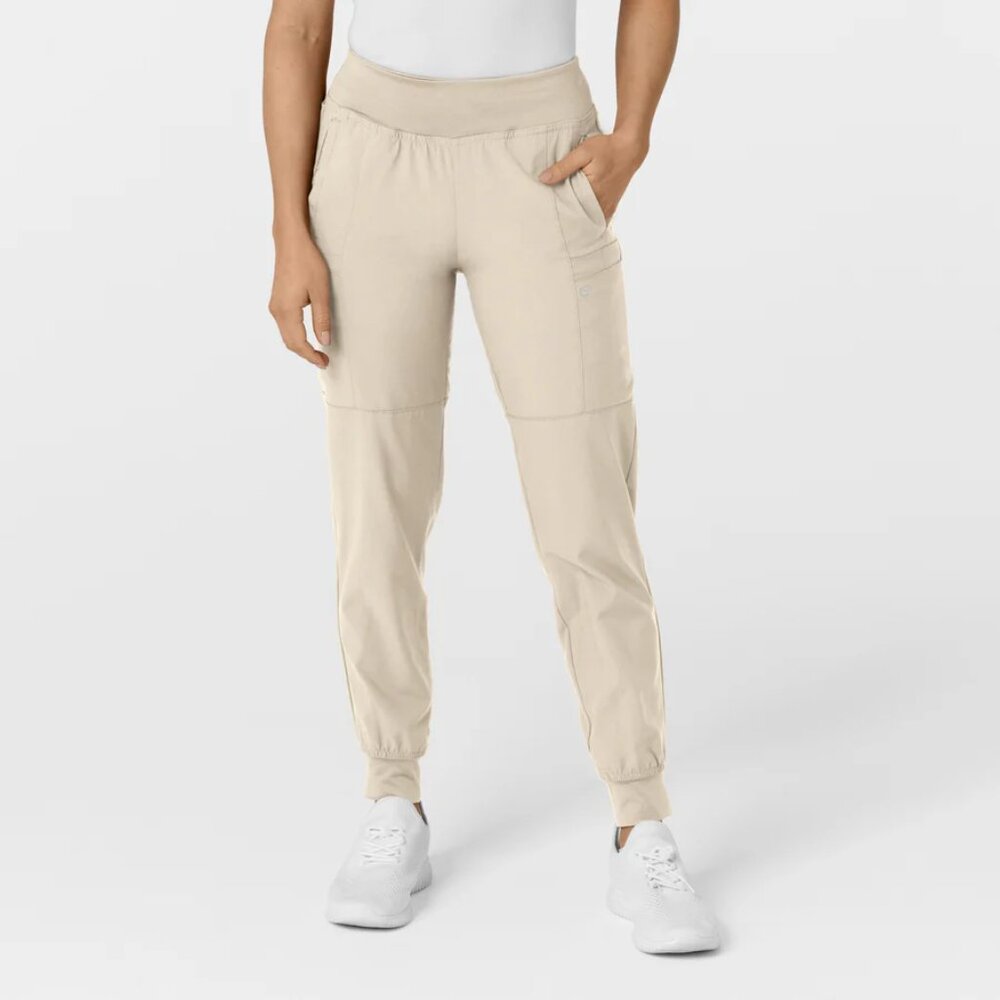 Wink scrub pant - khaki jogger